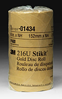 3M(TM) Stikit(TM) Gold Disc Rolls, PN 01434